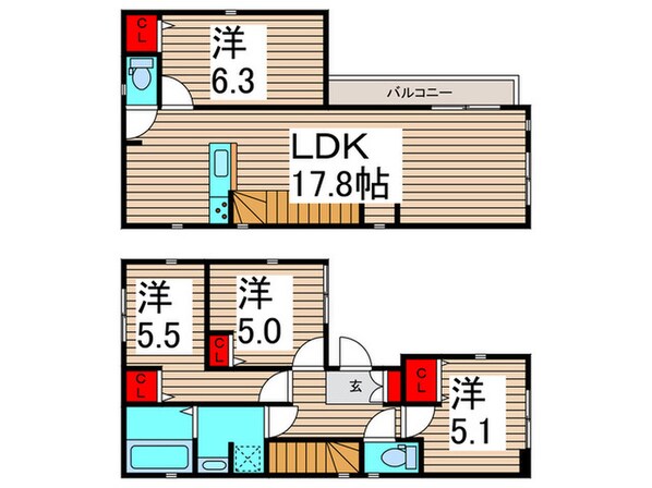 Kolet足立大谷田＃05の物件間取画像